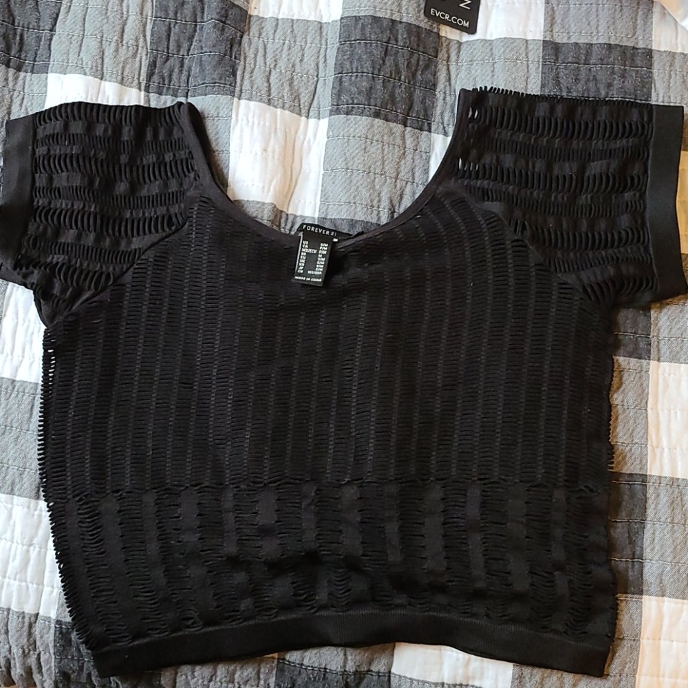 Forever 21 work out crop top